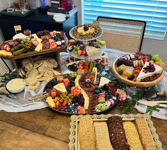 Fully Custom Tiered Charcuterie Catering