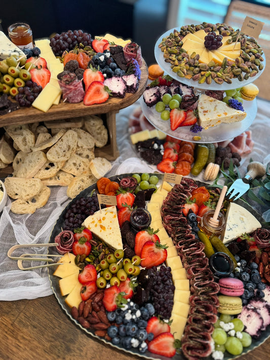 Fully Custom Tiered Charcuterie Catering