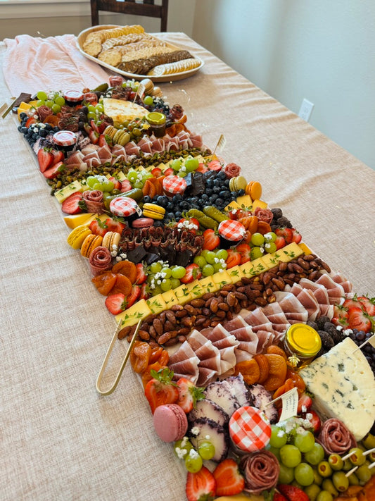 Charcuterie "Flat Lay" Grazing Boards - Professional Event Catering