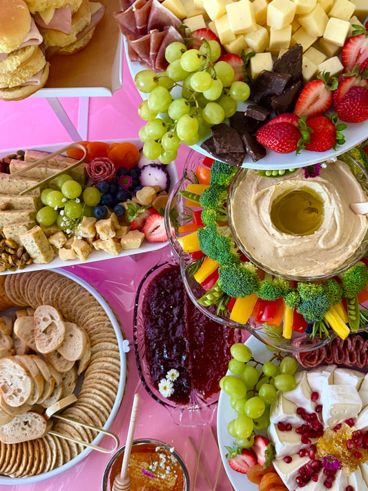 Fully Custom Tiered Charcuterie Catering