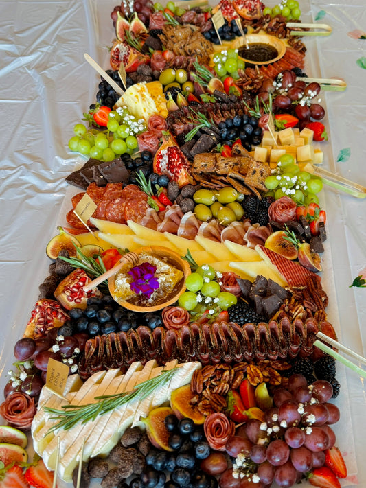 Charcuterie "Flat Lay" Grazing Boards - Professional Event Catering