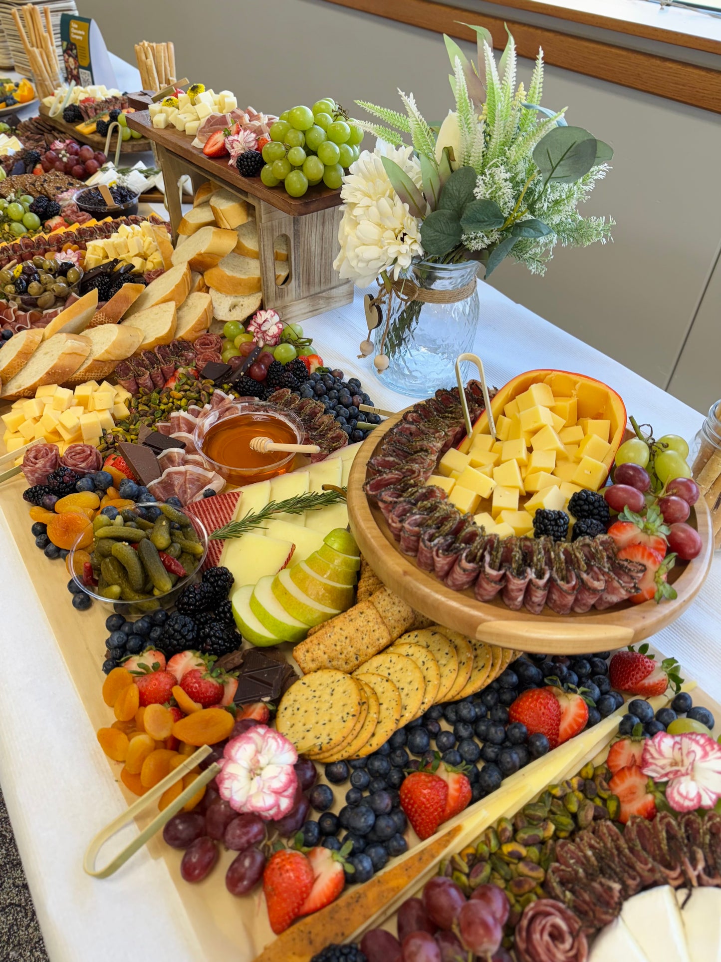 Fully Custom Tiered Charcuterie Catering